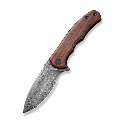 CIVIVI Knives™ Mini Praxis Liner Lock C18026C-DS1 Guibourtia Wood Damascus Pocket Knife