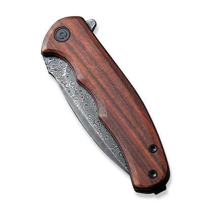 CIVIVI Knives™ Mini Praxis Liner Lock C18026C-DS1 Guibourtia Wood Damascus Pocket Knife