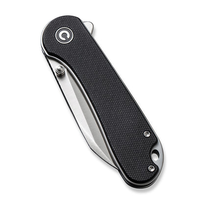 CIVIVI Knives™ Elementum Liner Lock C18062AF-1 Black G-10 Nitro-V Stainless Steel Pocket Knife