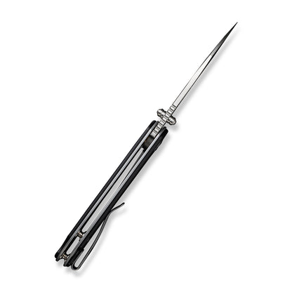 CIVIVI Knives™ Elementum Liner Lock C18062AF-1 Black G-10 Nitro-V Stainless Steel Pocket Knife