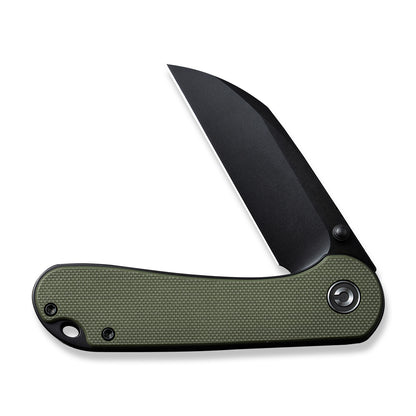 CIVIVI Knives™ Elementum Liner Lock C18062AF-2 OD Green G-10 Nitro-V Stainless Steel Pocket Knife