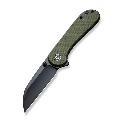 CIVIVI Knives™ Elementum Liner Lock C18062AF-2 OD Green G-10 Nitro-V Stainless Steel Pocket Knife