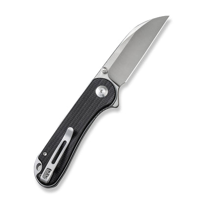 CIVIVI Knives™ Elementum Liner Lock C18062AF-3 Black Canvas Micarta Nitro-V Stainless Steel Pocket Knife