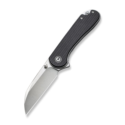 CIVIVI Knives™ Elementum Liner Lock C18062AF-3 Black Canvas Micarta Nitro-V Stainless Steel Pocket Knife
