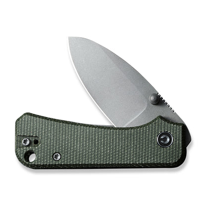 CIVIVI Knives™ Baby Banter Liner Lock C19068SB-1 Green Micarta Nitro-V Stainless Steel Pocket Knife