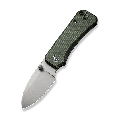 CIVIVI Knives™ Baby Banter Liner Lock C19068SB-1 Green Micarta Nitro-V Stainless Steel Pocket Knife