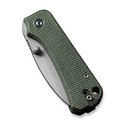 CIVIVI Knives™ Baby Banter Liner Lock C19068SB-1 Green Micarta Nitro-V Stainless Steel Pocket Knife