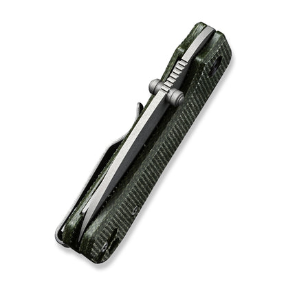 CIVIVI Knives™ Baby Banter Liner Lock C19068SB-1 Green Micarta Nitro-V Stainless Steel Pocket Knife