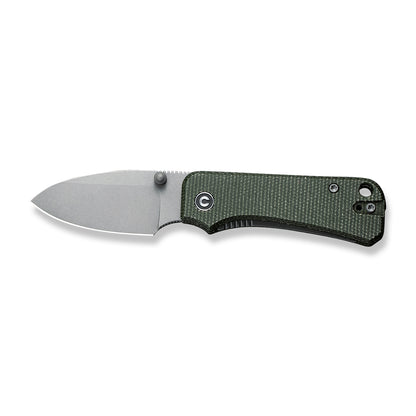 CIVIVI Knives™ Baby Banter Liner Lock C19068SB-1 Green Micarta Nitro-V Stainless Steel Pocket Knife