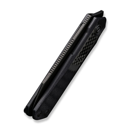 CIVIVI Knives™ Ki-v Plus Liner Lock C20005B-3 Twill Carbon Fiber On Black G10 Nitro-V Stainless Steel Pocket Knife