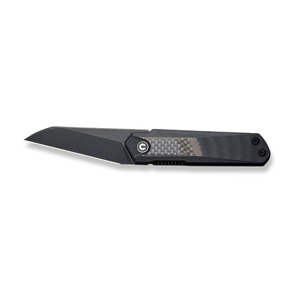 CIVIVI Knives™ Ki-v Plus Liner Lock C20005B-3 Twill Carbon Fiber On Black G10 Nitro-V Stainless Steel Pocket Knife