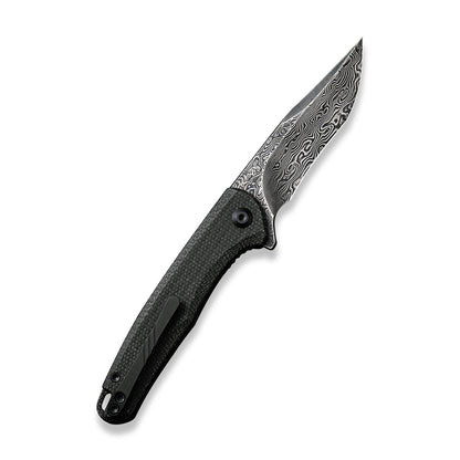 CIVIVI Knives™ Mini Sandbar Liner Lock C20011-DS1 Black Micarta Damascus Steel Pocket Knife