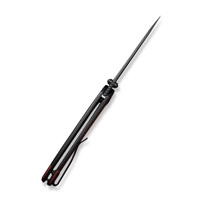 CIVIVI Knives™ Teraxe Frame Lock C20036-1 Burgundy G10 and Black Stainless Steel Nitro-V Stainless Steel Pocket Knife
