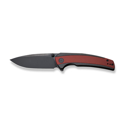 CIVIVI Knives™ Teraxe Frame Lock C20036-1 Burgundy G10 and Black Stainless Steel Nitro-V Stainless Steel Pocket Knife