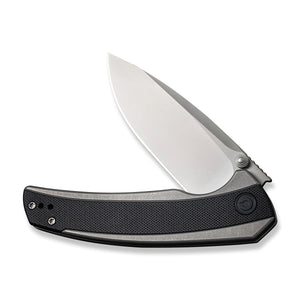 CIVIVI Knives™ Teraxe Frame Lock C20036-3 Black G10 and Stainless Steel Nitro-V Stainless Steel Pocket Knife