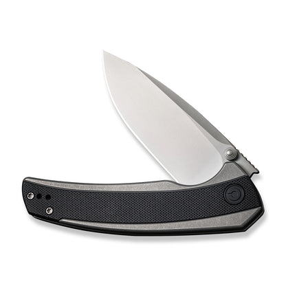 CIVIVI Knives™ Teraxe Frame Lock C20036-3 Black G10 and Stainless Steel Nitro-V Stainless Steel Pocket Knife
