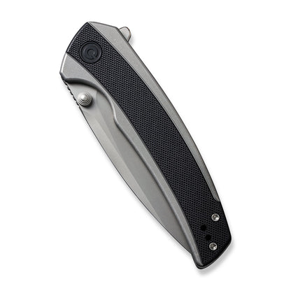 CIVIVI Knives™ Teraxe Frame Lock C20036-3 Black G10 and Stainless Steel Nitro-V Stainless Steel Pocket Knife