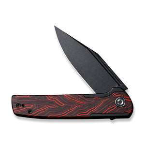 CIVIVI Knives™ Cachet Frame Lock C20041C-1 Stainless Steel With Red Ripple G10 Inlay 14C28N Stainless Steel Pocket Knife