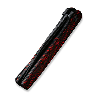 CIVIVI Knives™ Cachet Frame Lock C20041C-1 Stainless Steel With Red Ripple G10 Inlay 14C28N Stainless Steel Pocket Knife