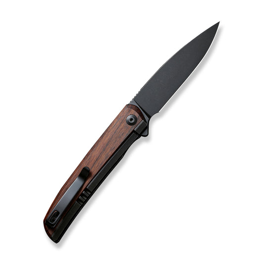 CIVIVI Knives™ Savant Frame Lock C20063B-1 Cuibourtia Wood and Black Stainless Steel 14C28N Stainless Steel Pocket Knife