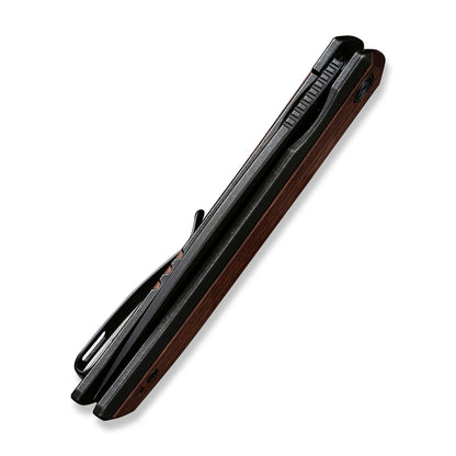 CIVIVI Knives™ Savant Frame Lock C20063B-1 Cuibourtia Wood and Black Stainless Steel 14C28N Stainless Steel Pocket Knife