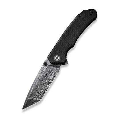 CIVIVI Knives™ Brazen Liner Lock C2023DS-1 Black G10 Damascus Steel Pocket Knife