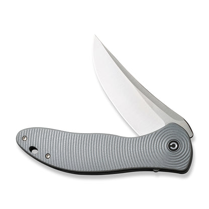 CIVIVI Knives™ Synergy4 Liner Lock C21018A-2 Gray G-10 Nitro-V Stainless Steel Pocket Knife