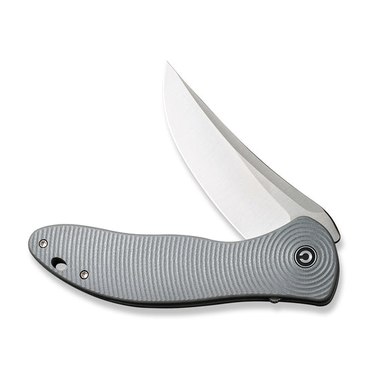 CIVIVI Knives™ Synergy4 Liner Lock C21018A-2 Gray G-10 Nitro-V Stainless Steel Pocket Knife
