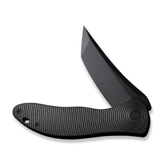 CIVIVI Knives™ Synergy4 Liner Lock C21018B-1 Black G-10 Nitro-V Stainless Steel Pocket Knife