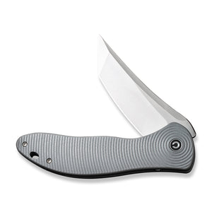 CIVIVI Knives™ Synergy4 Liner Lock C21018B-2 Gray G-10 Nitro-V Stainless Steel Pocket Knife
