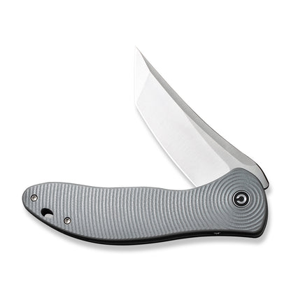 CIVIVI Knives™ Synergy4 Liner Lock C21018B-2 Gray G-10 Nitro-V Stainless Steel Pocket Knife