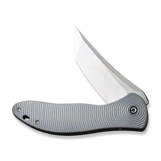 CIVIVI Knives™ Synergy4 Liner Lock C21018B-2 Gray G-10 Nitro-V Stainless Steel Pocket Knife