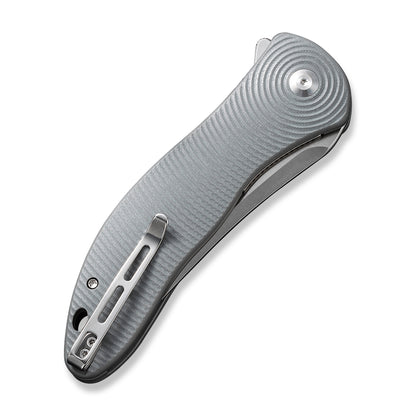CIVIVI Knives™ Synergy4 Liner Lock C21018B-2 Gray G-10 Nitro-V Stainless Steel Pocket Knife