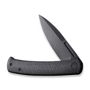 CIVIVI Knives™ Caetus Liner Lock C21025C-2 Black Burlap Micarta 14C28N Stainless Steel Pocket Knife