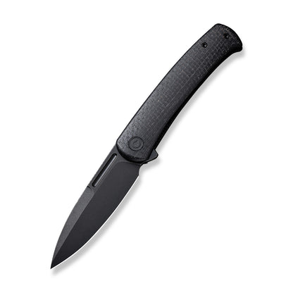CIVIVI Knives™ Caetus Liner Lock C21025C-2 Black Burlap Micarta 14C28N Stainless Steel Pocket Knife