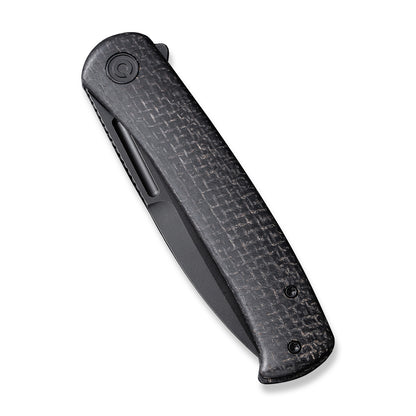 CIVIVI Knives™ Caetus Liner Lock C21025C-2 Black Burlap Micarta 14C28N Stainless Steel Pocket Knife