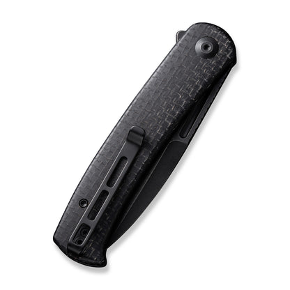 CIVIVI Knives™ Caetus Liner Lock C21025C-2 Black Burlap Micarta 14C28N Stainless Steel Pocket Knife