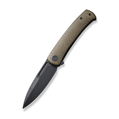 CIVIVI Knives™ Caetus Liner Lock C21025C-3 Green Burlap Micarta 14C28N Stainless Steel Pocket Knife