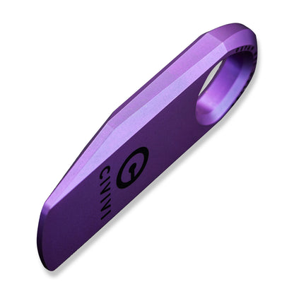 CIVIVI Knives™ C21030-2 Knife Purple 6AL4V Titanium Mini Prybar