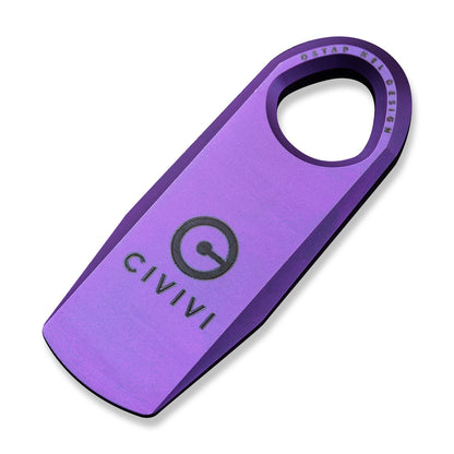 CIVIVI Knives™ C21030-2 Knife Purple 6AL4V Titanium Mini Prybar