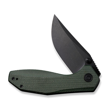 CIVIVI Knives™ Odd 22 Liner Lock C21032-2 Green Canvas Micarta 14C28N Stainless Steel Pocket Knife