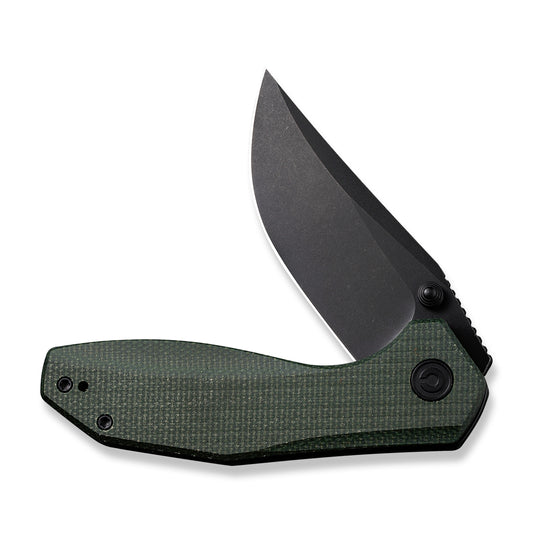 CIVIVI Knives™ Odd 22 Liner Lock C21032-2 Green Canvas Micarta 14C28N Stainless Steel Pocket Knife