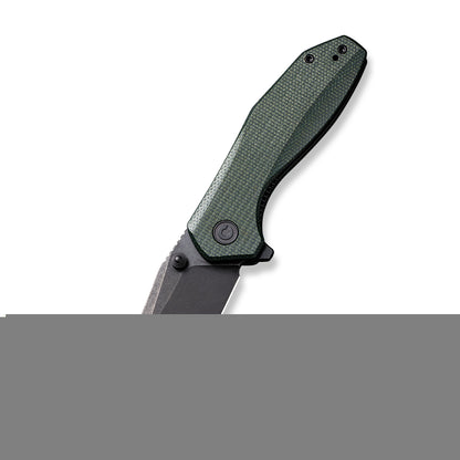CIVIVI Knives™ Odd 22 Liner Lock C21032-2 Green Canvas Micarta 14C28N Stainless Steel Pocket Knife