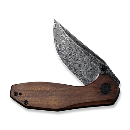 CIVIVI Knives™ Odd 22 Liner Lock C21032-DS1 Cuibourtia Wood Damascus Steel Pocket Knife