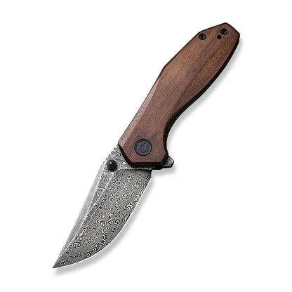CIVIVI Knives™ Odd 22 Liner Lock C21032-DS1 Cuibourtia Wood Damascus Steel Pocket Knife