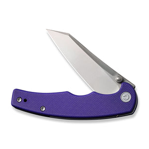CIVIVI Knives™ P87 Folder Liner Lock C21043-2 Purple G10 Nitro-V Stainless Steel Pocket Knife