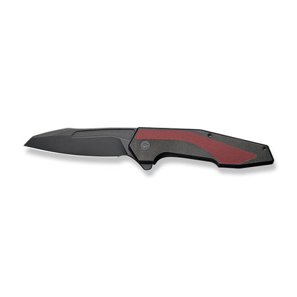 CIVIVI Knives™ Hypersonic Frame Lock C22011-3 Black & Burgundy Steel With G10 Inlay 14C28N Stainless Steel Pocket Knife