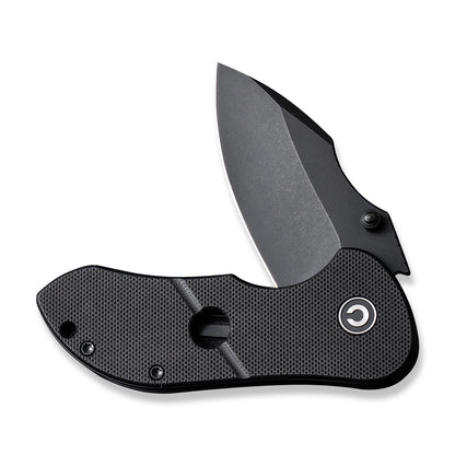 CIVIVI Knives™ Gordo Liner Lock C22018C-1 Black G-10 D2 Semi-Stainless Steel Pocket Knife