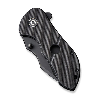 CIVIVI Knives™ Gordo Liner Lock C22018C-1 Black G-10 D2 Semi-Stainless Steel Pocket Knife