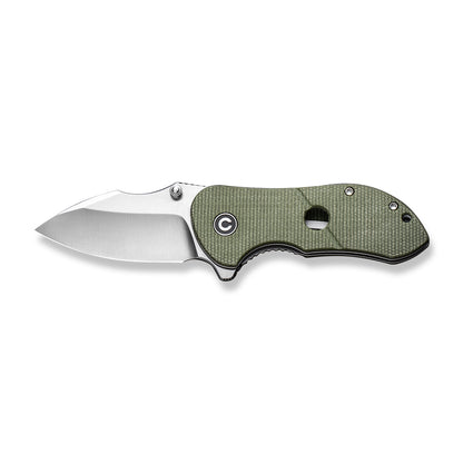 CIVIVI Knives™ Gordo Liner Lock C22018C-2 Olive Canvas Micarta D2 Semi-Stainless Steel Pocket Knife